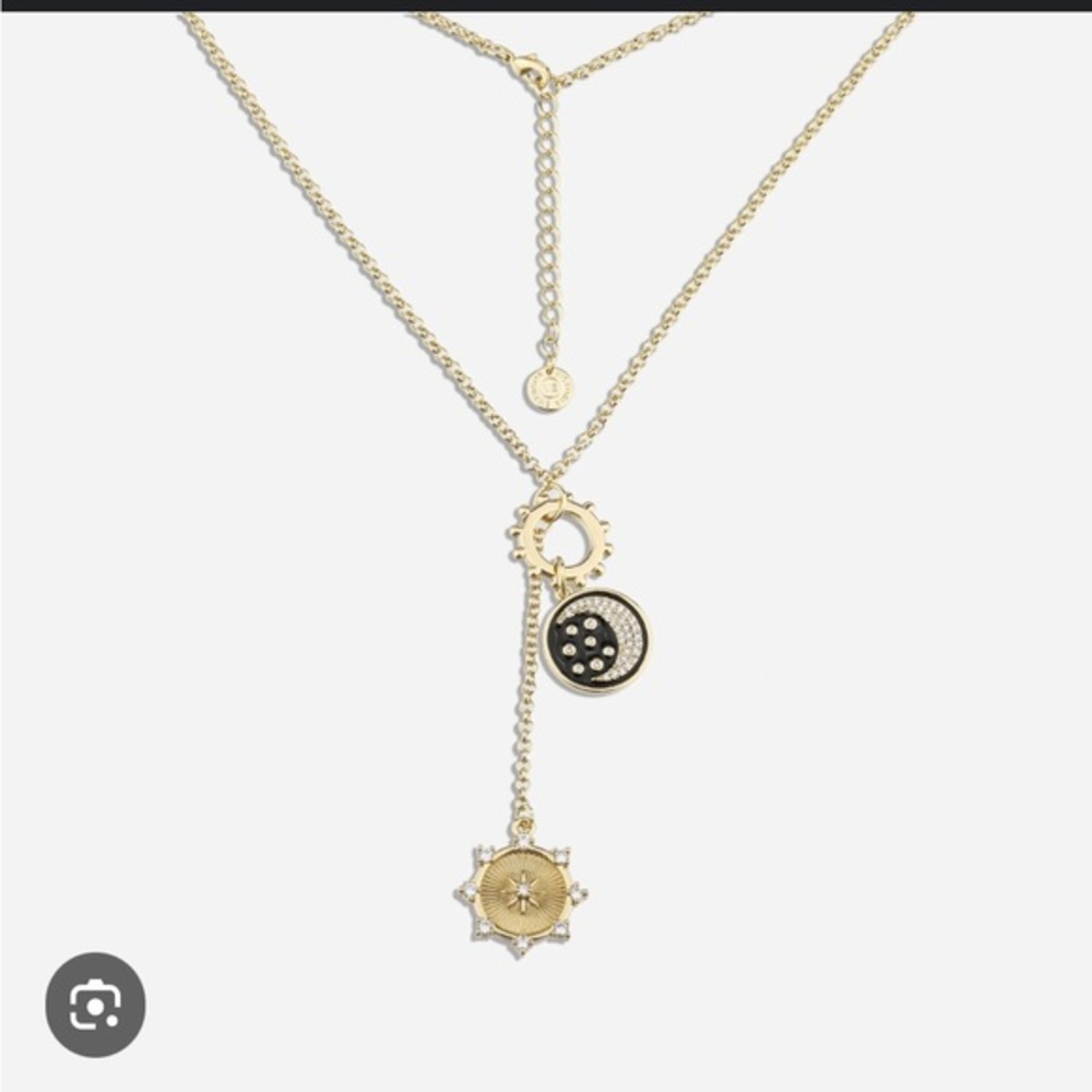 Victoria Emerspm Celestial Pendant Necklace
